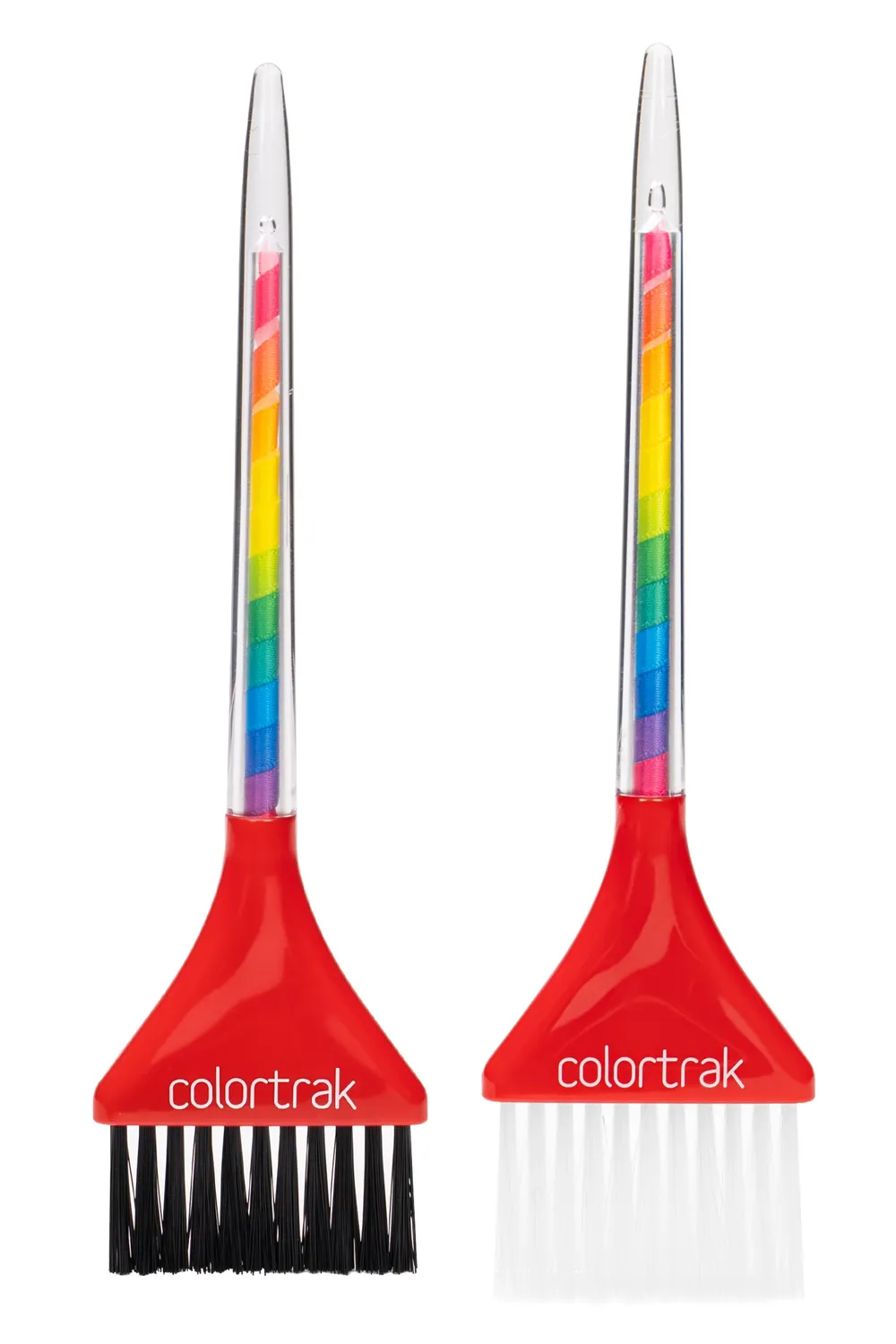Colortrak Ribbon Firm Feather Brush Canister Mixed Bristles