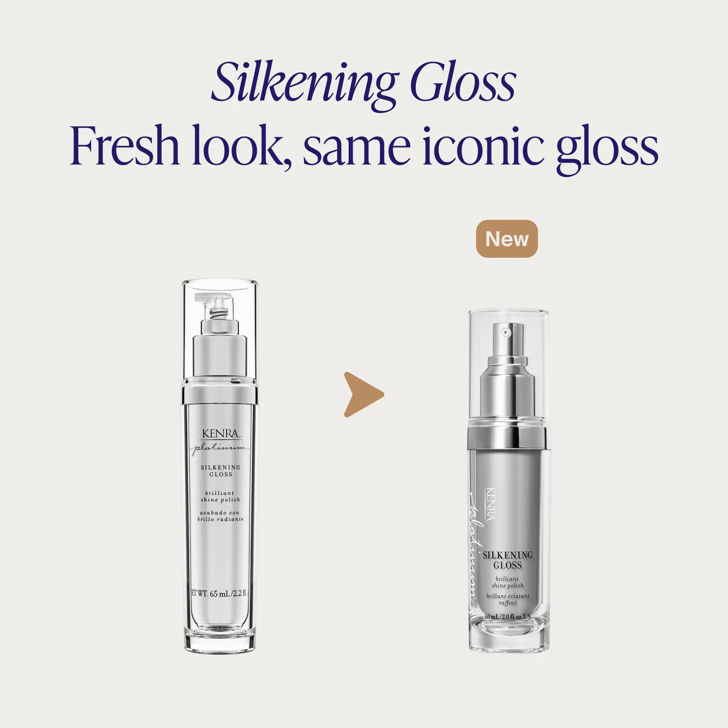 Kenra Professional Platinum Silkening Gloss hair gloss anti-frizz