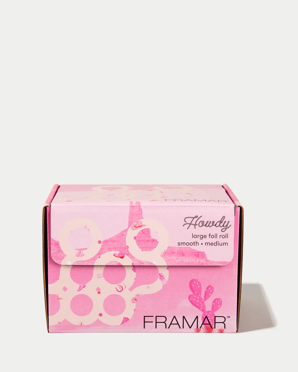 Framar Howdy Large Smooth Roll Hair Foil 1600ft Pink