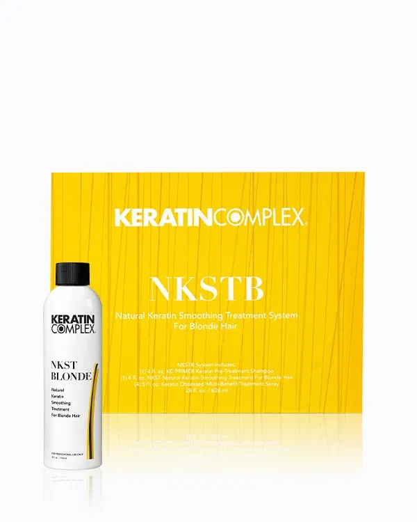 Keratin Complex NKSTB Natural Keratin Smoothing Treatment System for Blonde Hair
