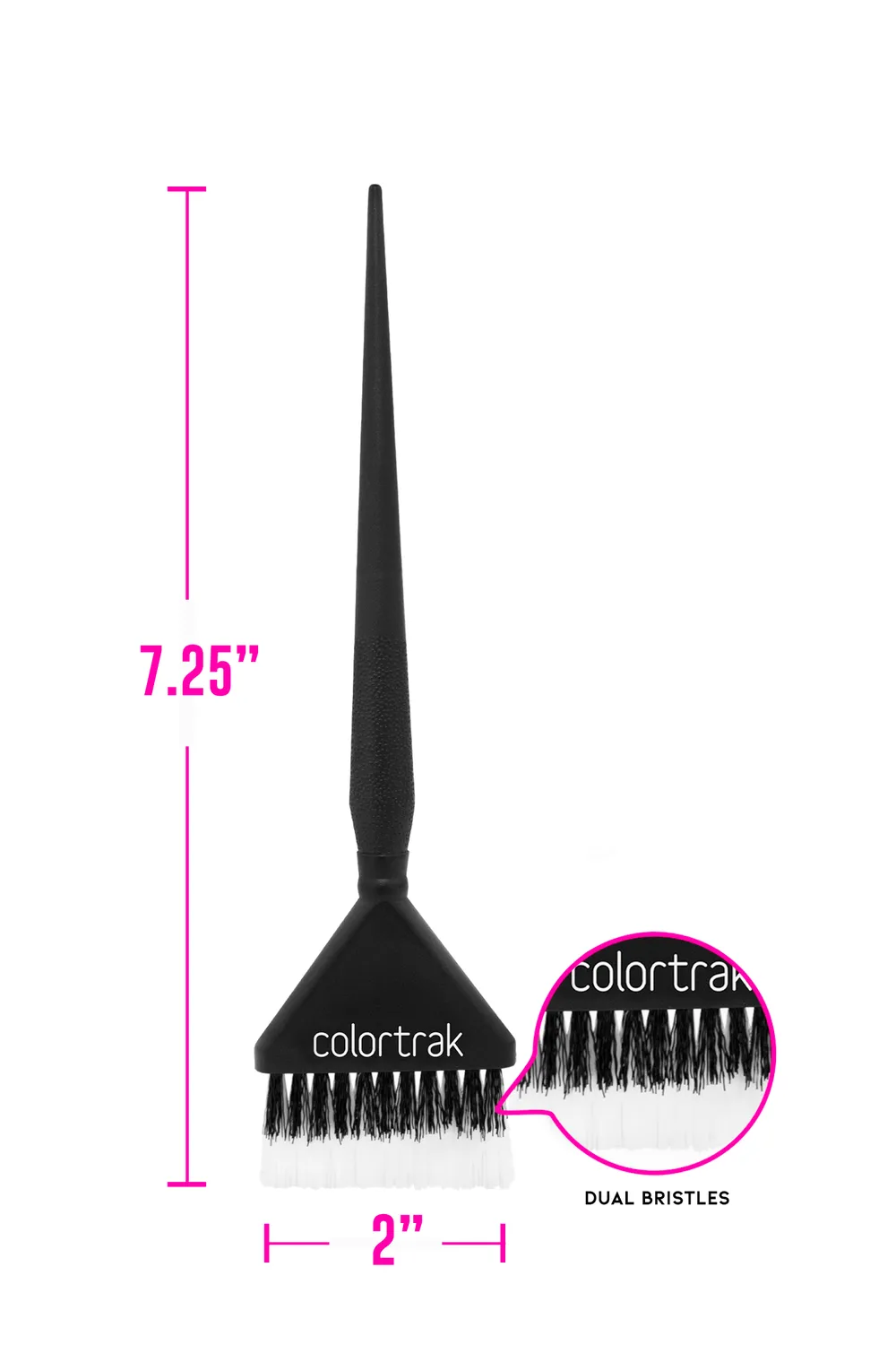 Colortrak Dual Bristle Hair Color Brush Mixed Bristles