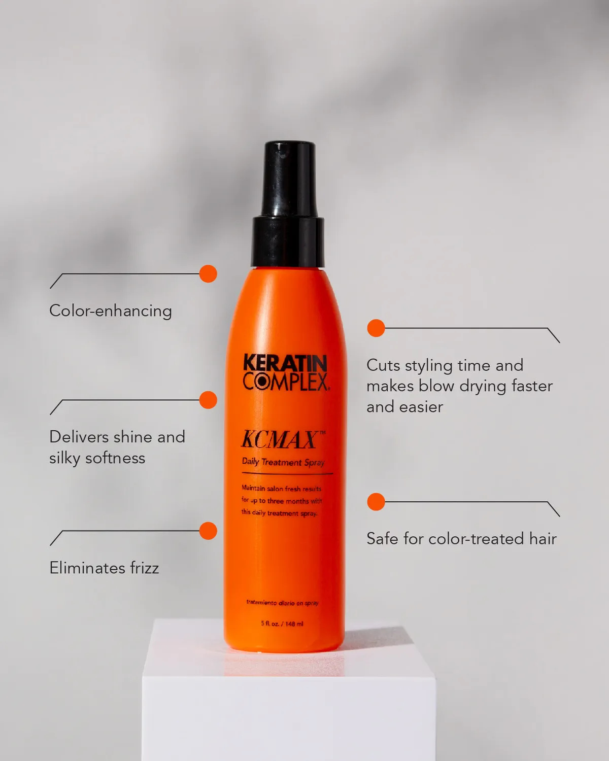 Keratin Complex KCMAX Daily Treatment Spray 5 fl oz Smoothing