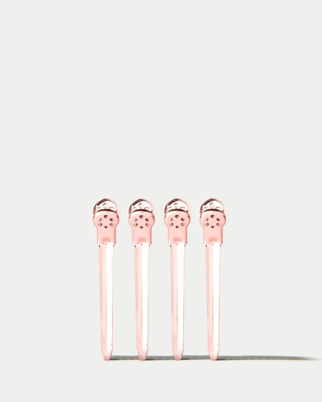 Framar Tight Tension Sectioning Clips Rose Gold 4 Pack Extra Tight