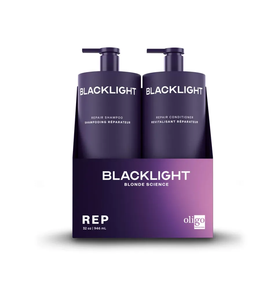 Oligo Blacklight REP Repair Duo Set 2x32 oz for Damaged Hair