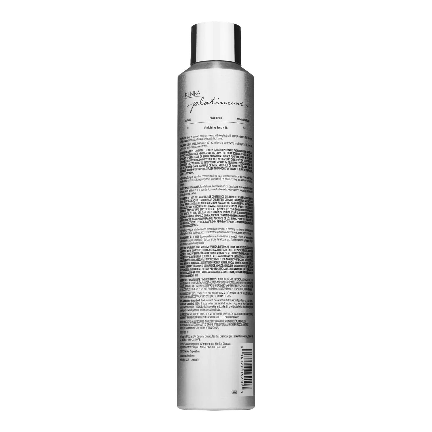 Kenra Platinum Finishing Spray 26 Hairspray Max Hold