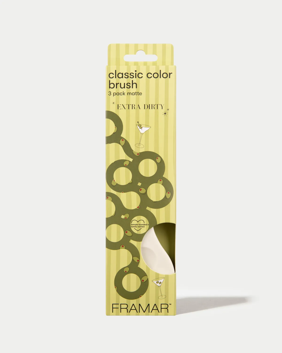 Framar Extra Dirty Classic Color Brush Set 3 Pack Matte