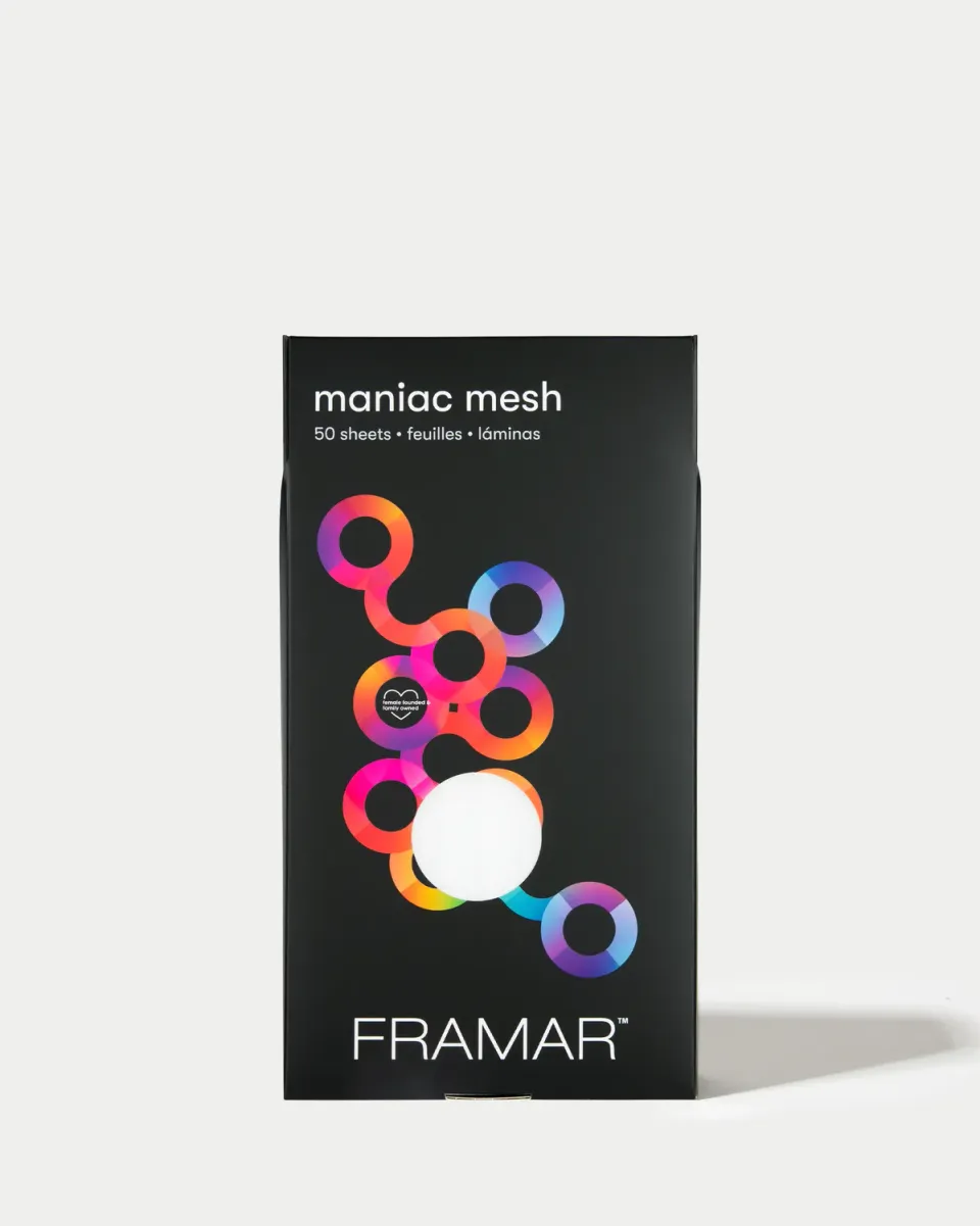 Framar Maniac Mesh Reusable Sheets 50 Pack 6 x 11 in