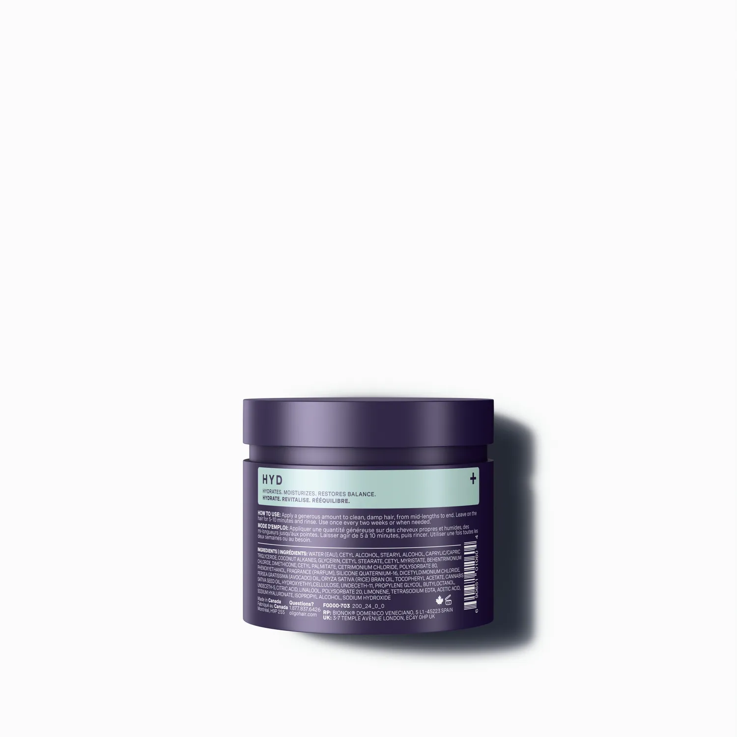 Oligo Blacklight HYD Deep Hydrating Mask Blonde Hair Repair