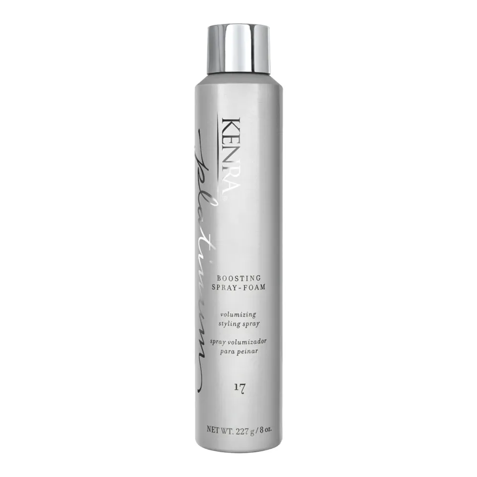 Kenra Platinum Boosting Spray-Foam 17 Foam 8 oz Brushable Hold