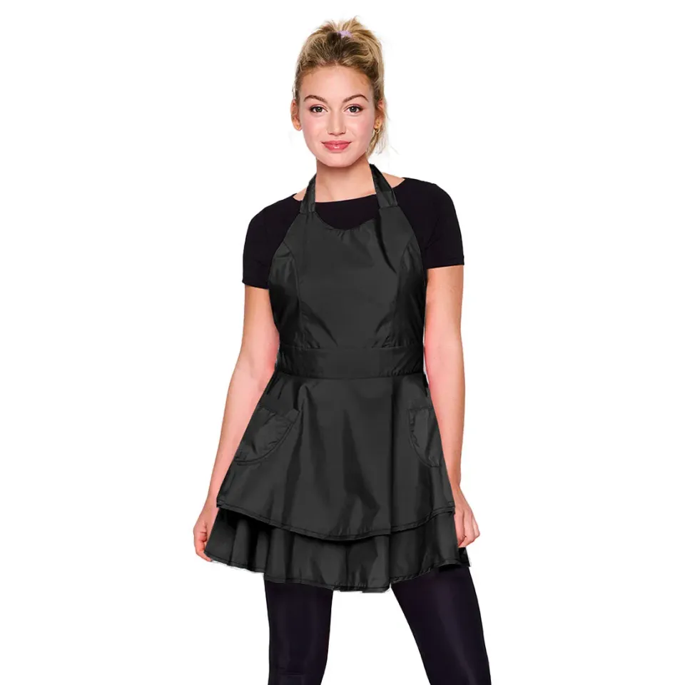 Betty Dain Noir Chic Bleach Proof Stylist Apron Polyester