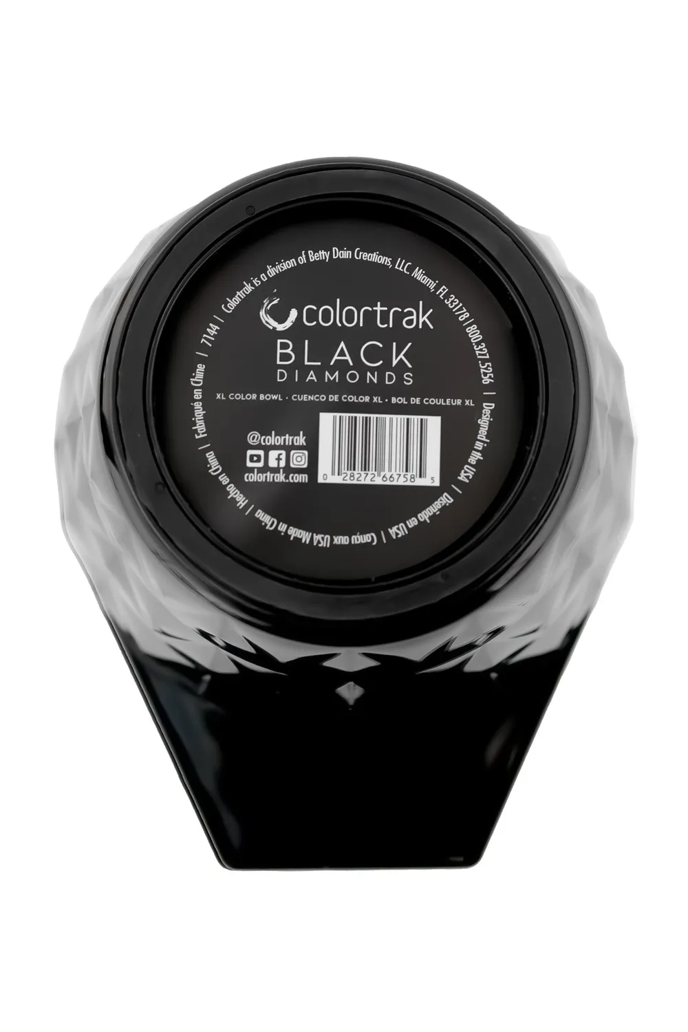 Colortrak XL Black Diamond Bowl hair color mixing bowl
