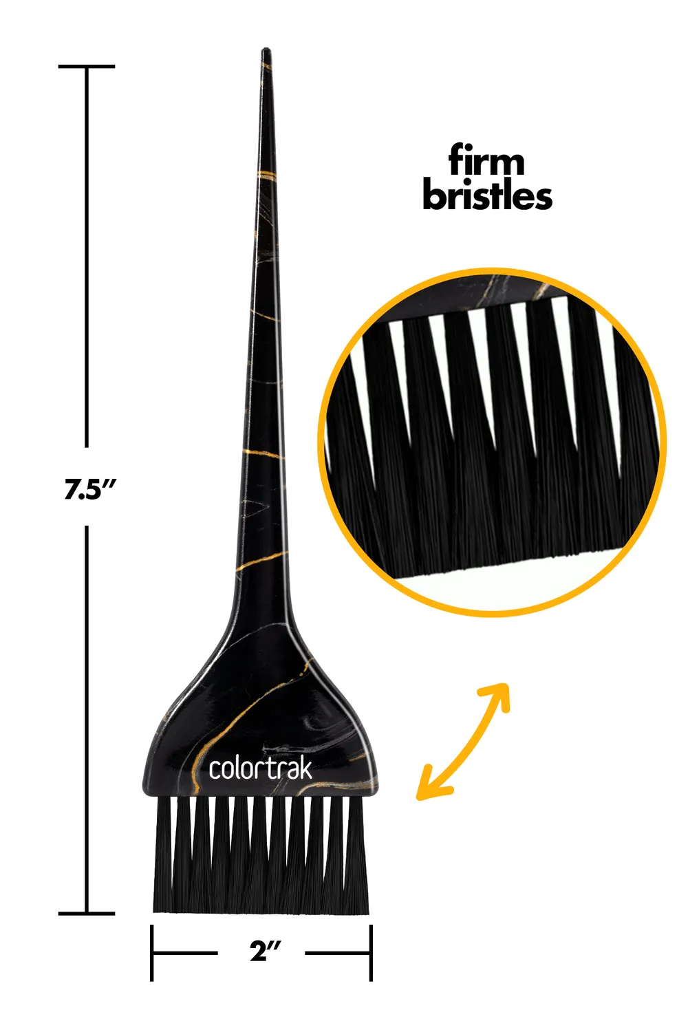 Colortrak Midnight Lux Firm Bristle Color Brushes