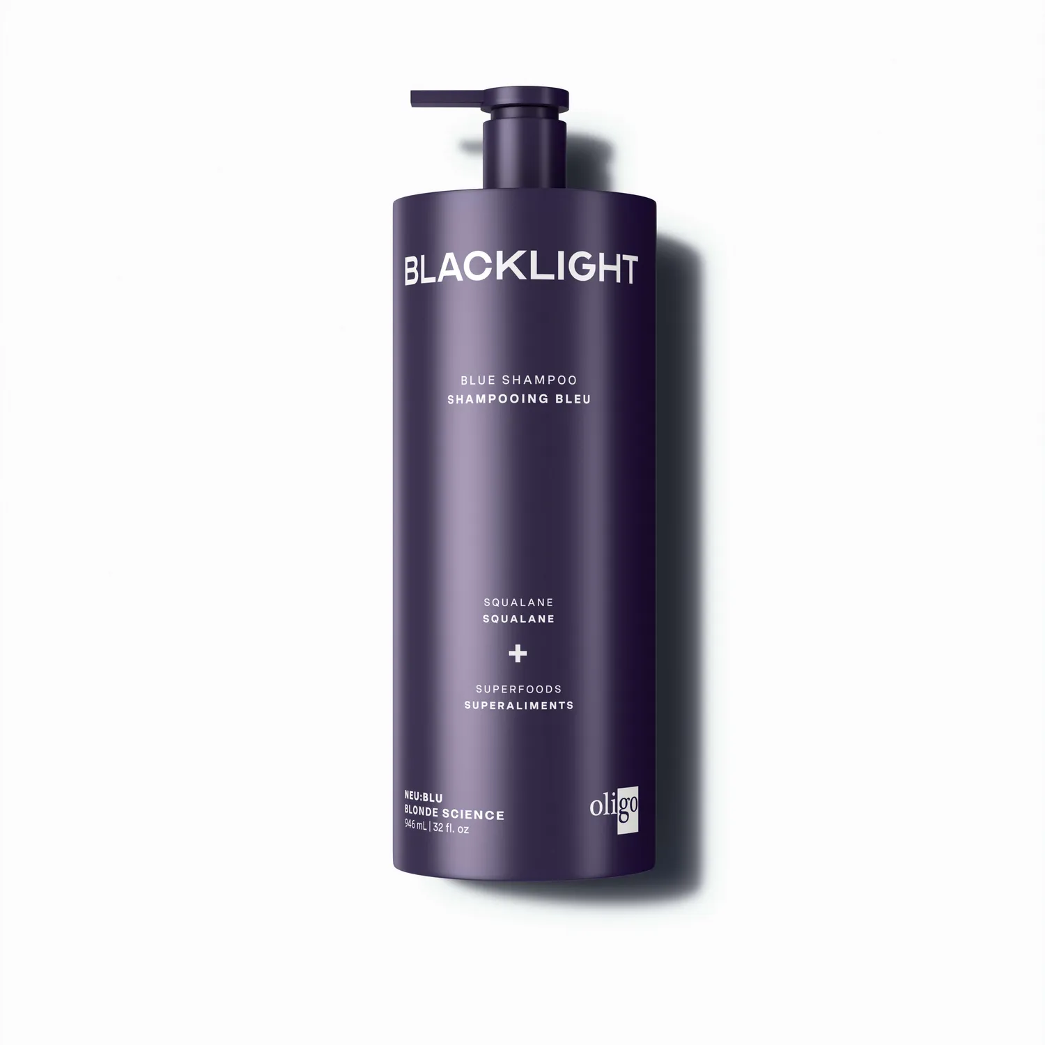 Oligo Blacklight NEU BLU Blue Duo Set 2x32 oz Anti-Brass
