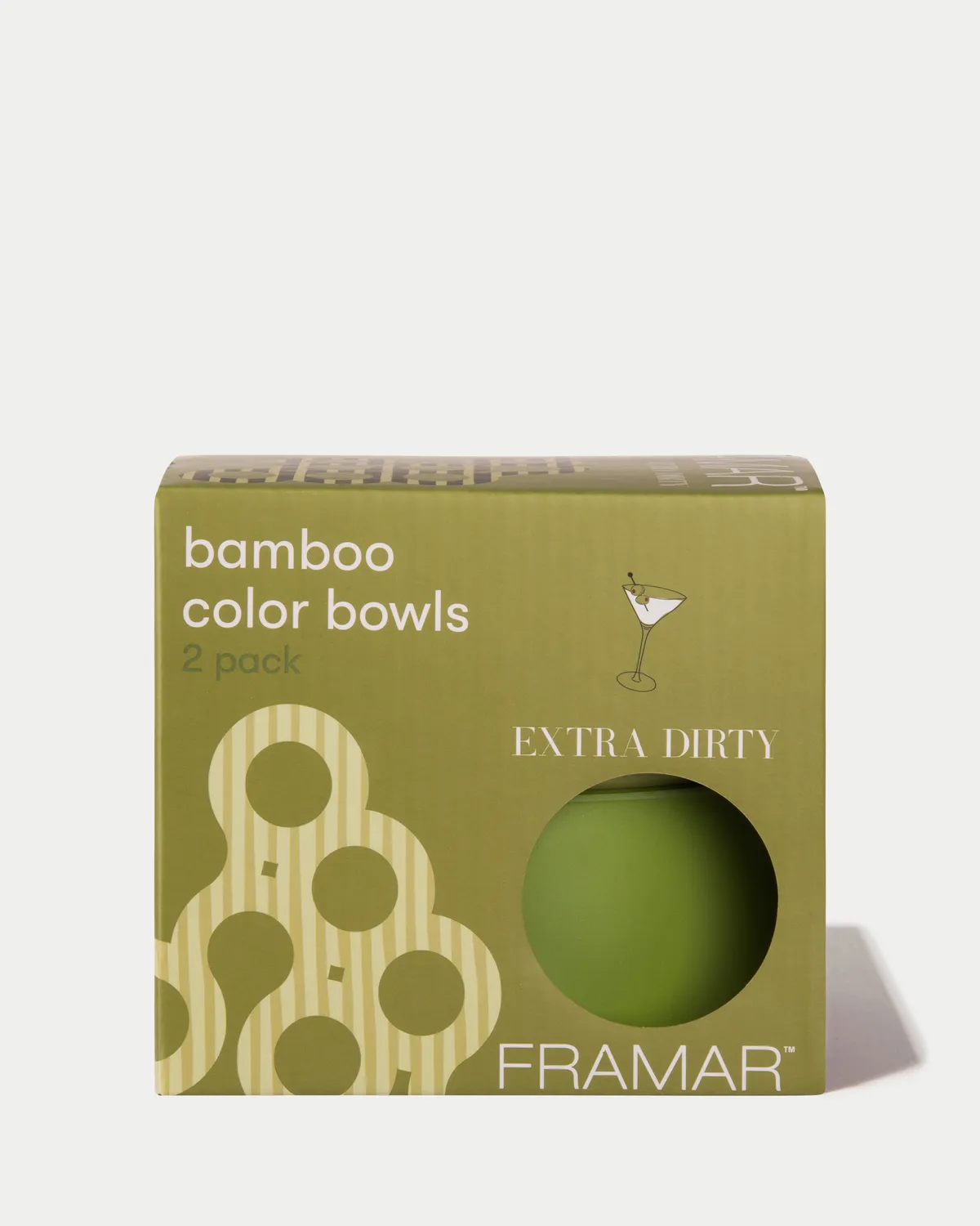 Framar Extra Dirty Bamboo Bowls Tint Bowls 2 Pack