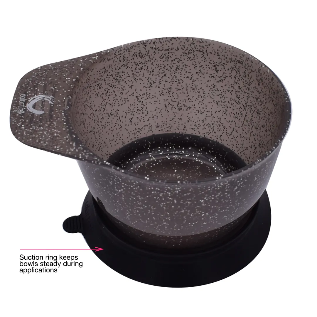 Colortrak Galaxy Glitter Color Bowls 2 Pack with Suction Rings