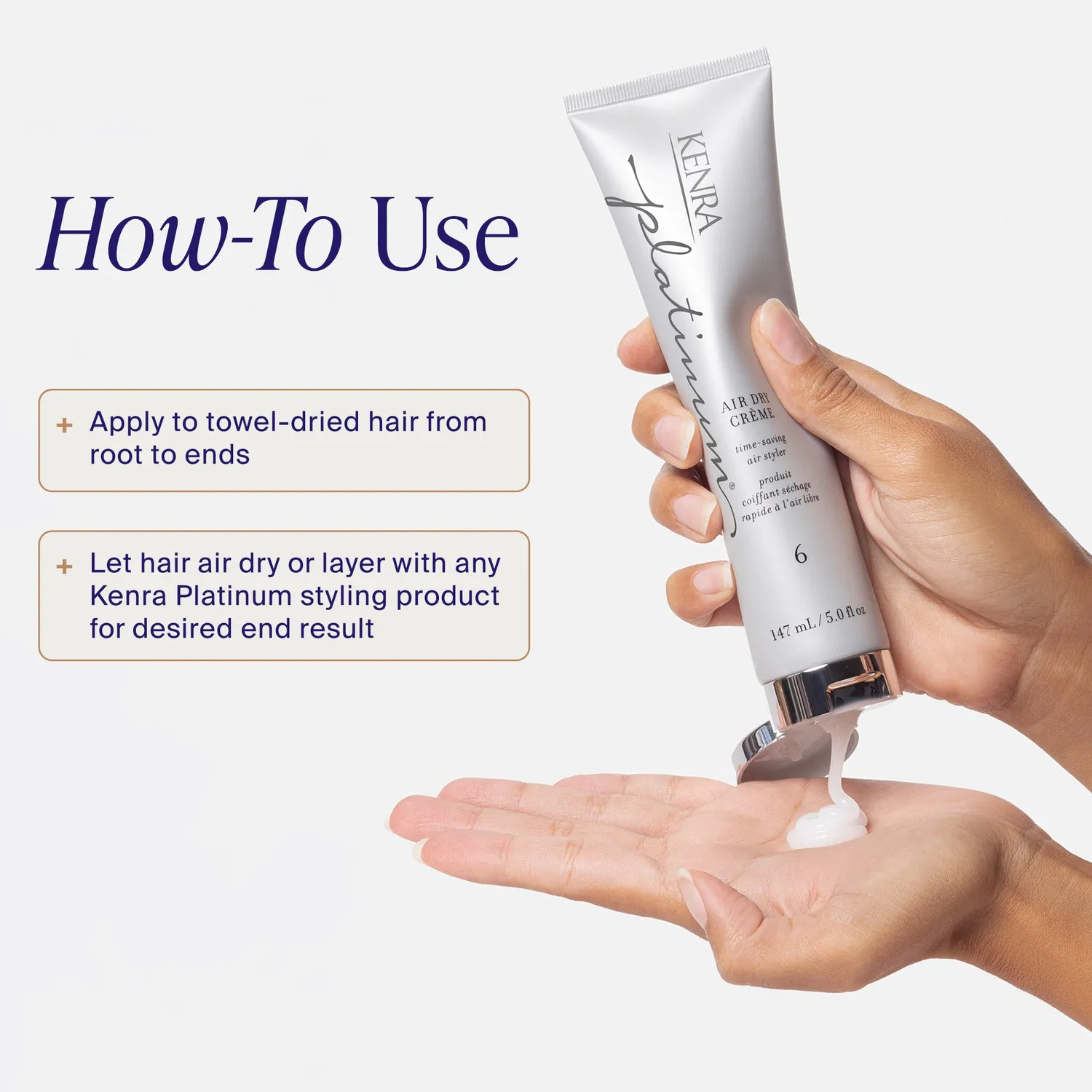 Kenra Professional Platinum Air Dry Creme 6 5 fl oz 72 Hour Frizz