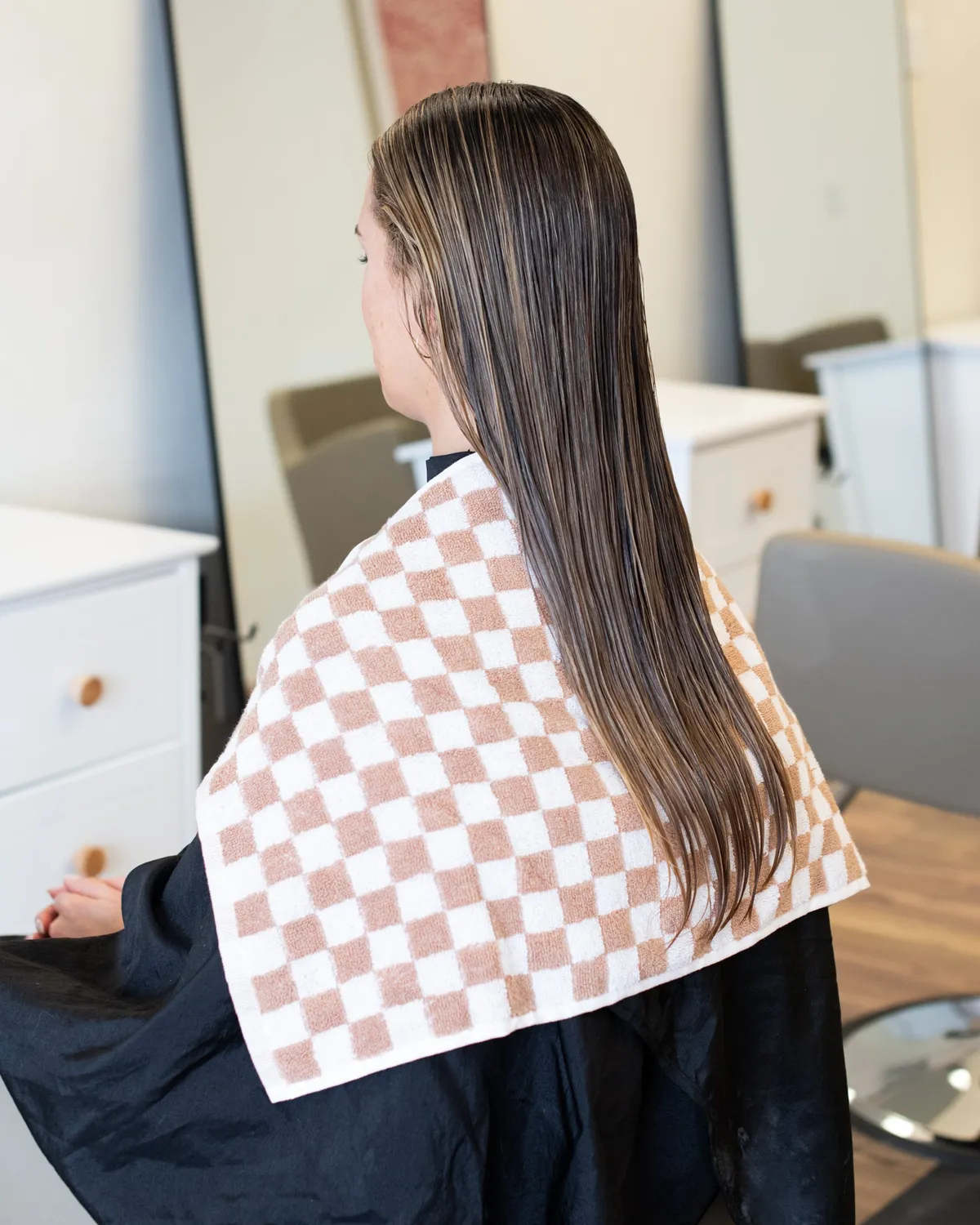 Framar Checked Out Salon Towels 6 Pack