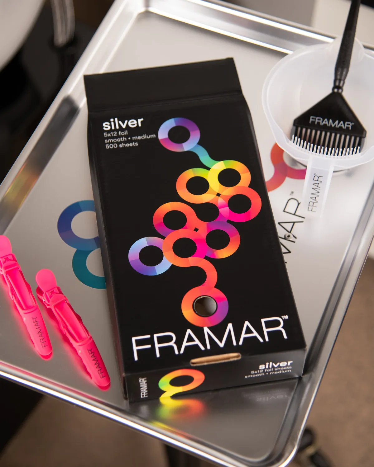 Framar Star Struck Silver Pre-Cut Foil 500 Pack