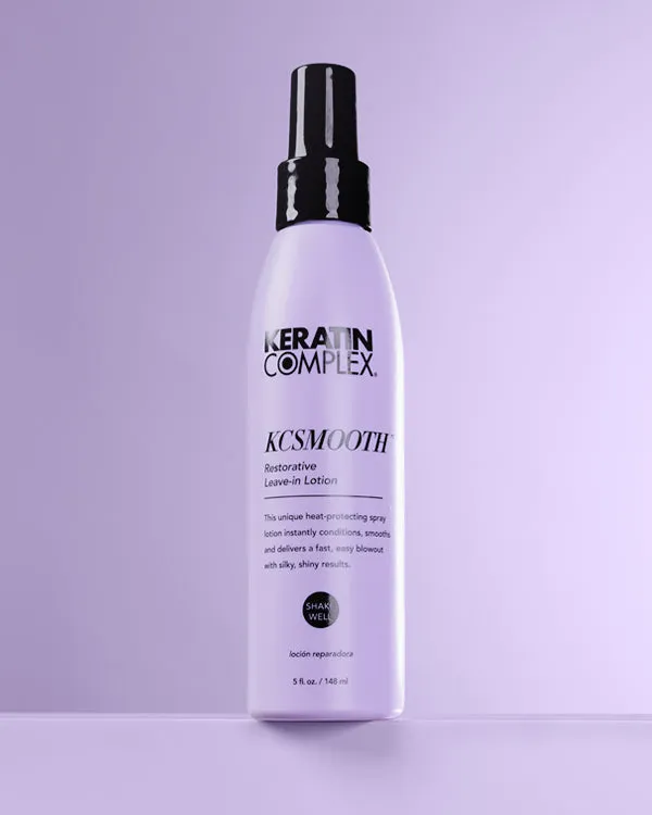 Keratin Complex KCSMOOTH Restorative Leave-In Lotion Heat