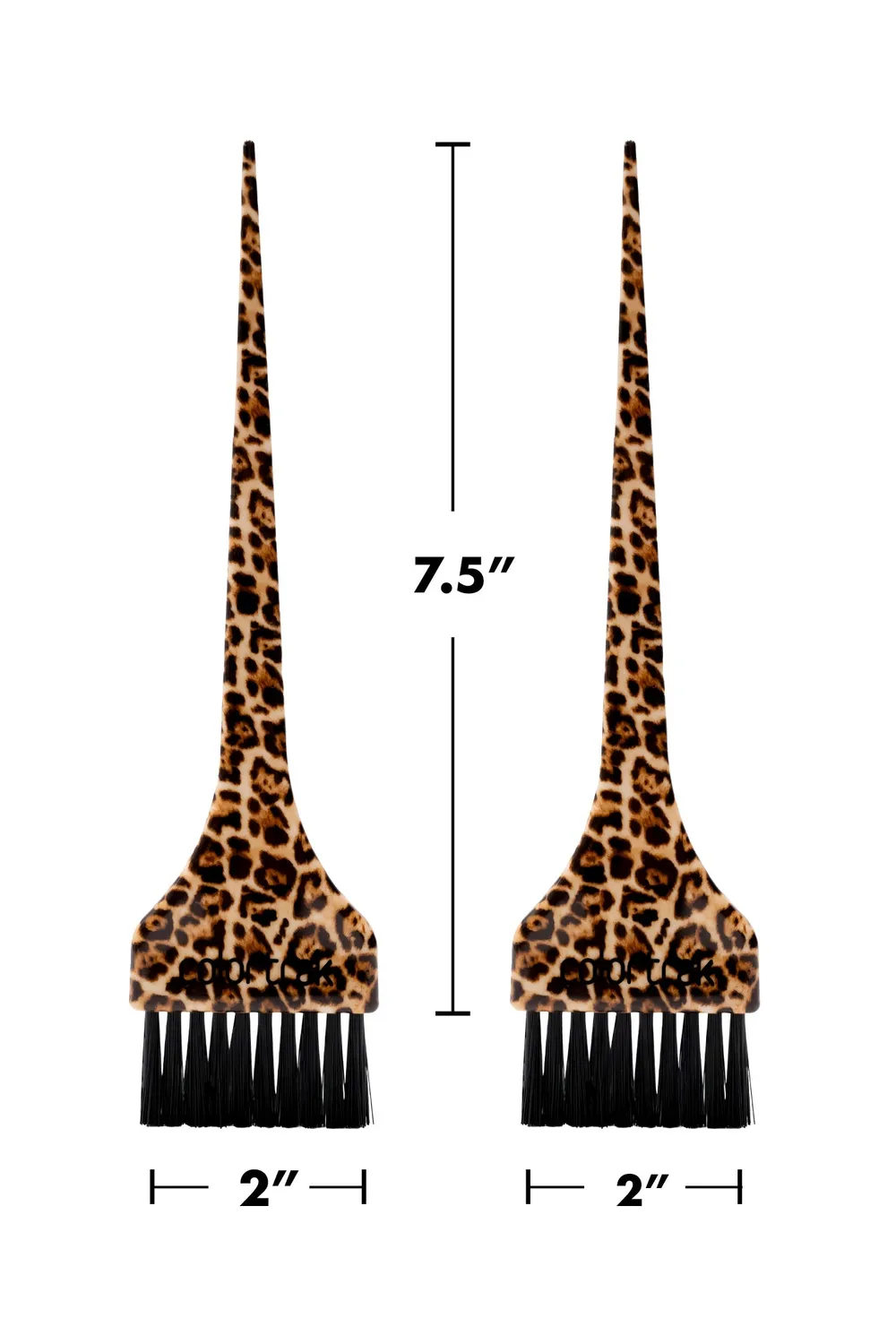Colortrak Leopard Pro Pack Stylist Kit 10-Piece Firm Bristle