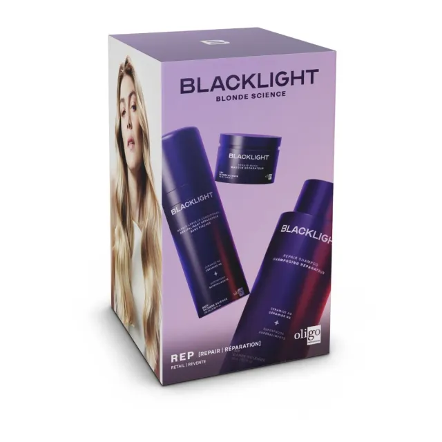 Oligo Blacklight REP Repair Kit Shampoo Mask Set Damaged