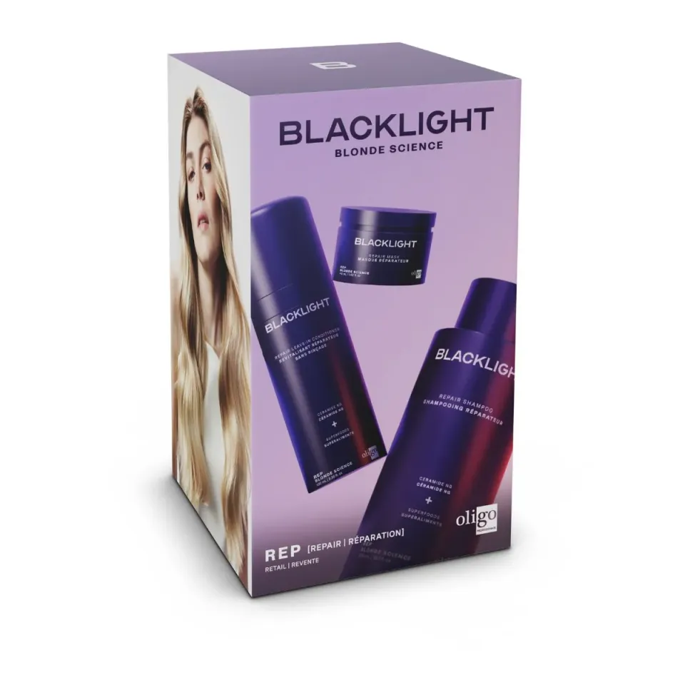 Oligo Blacklight REP Repair Kit Shampoo Mask Set Damaged