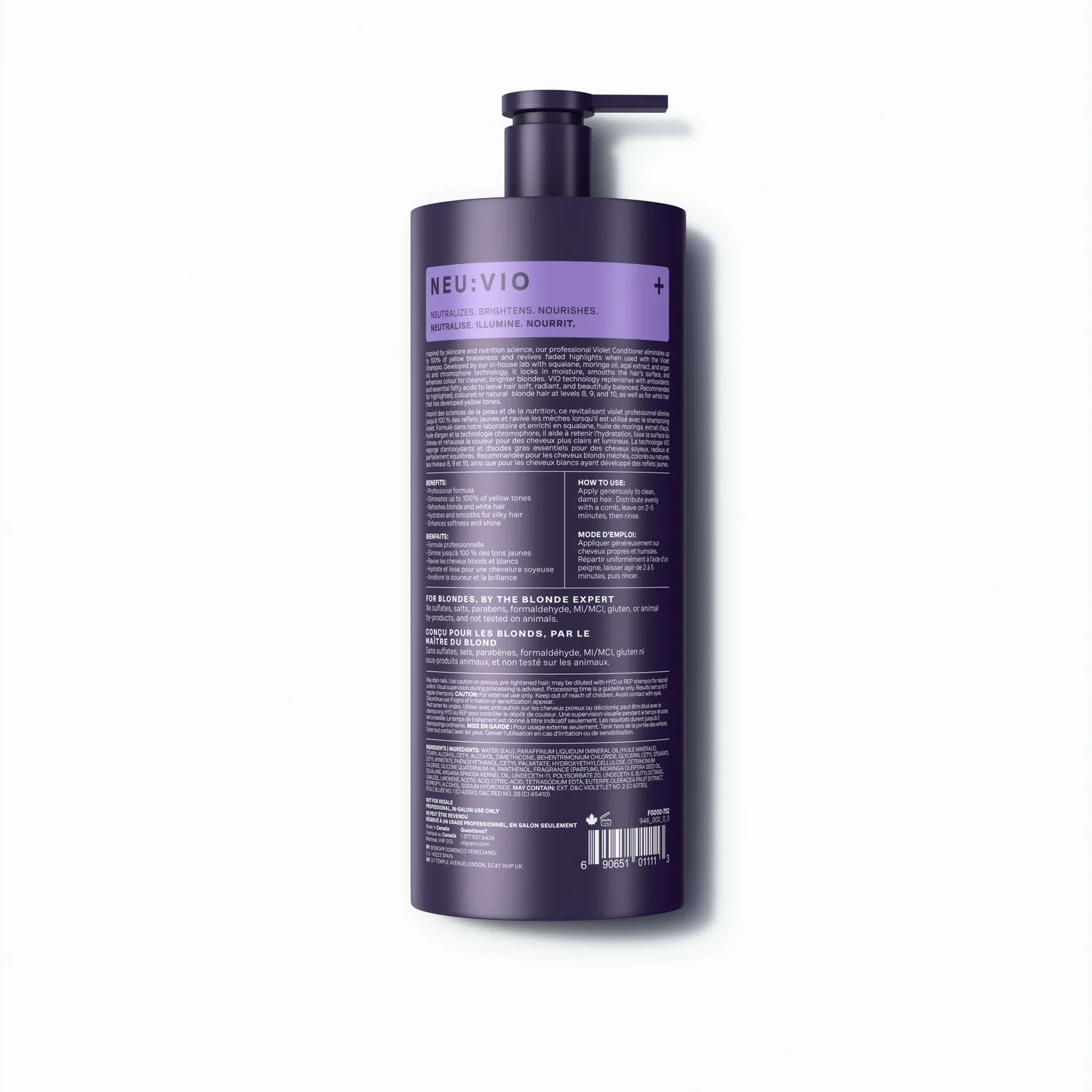 Oligo Professionnel Blacklight [NEU VIO] Violet Conditioner Tone