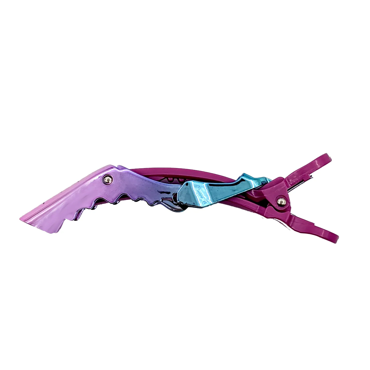 Colortrak Aurora Croc Clips Hair Sectioning Clips 4-Pack Metallic