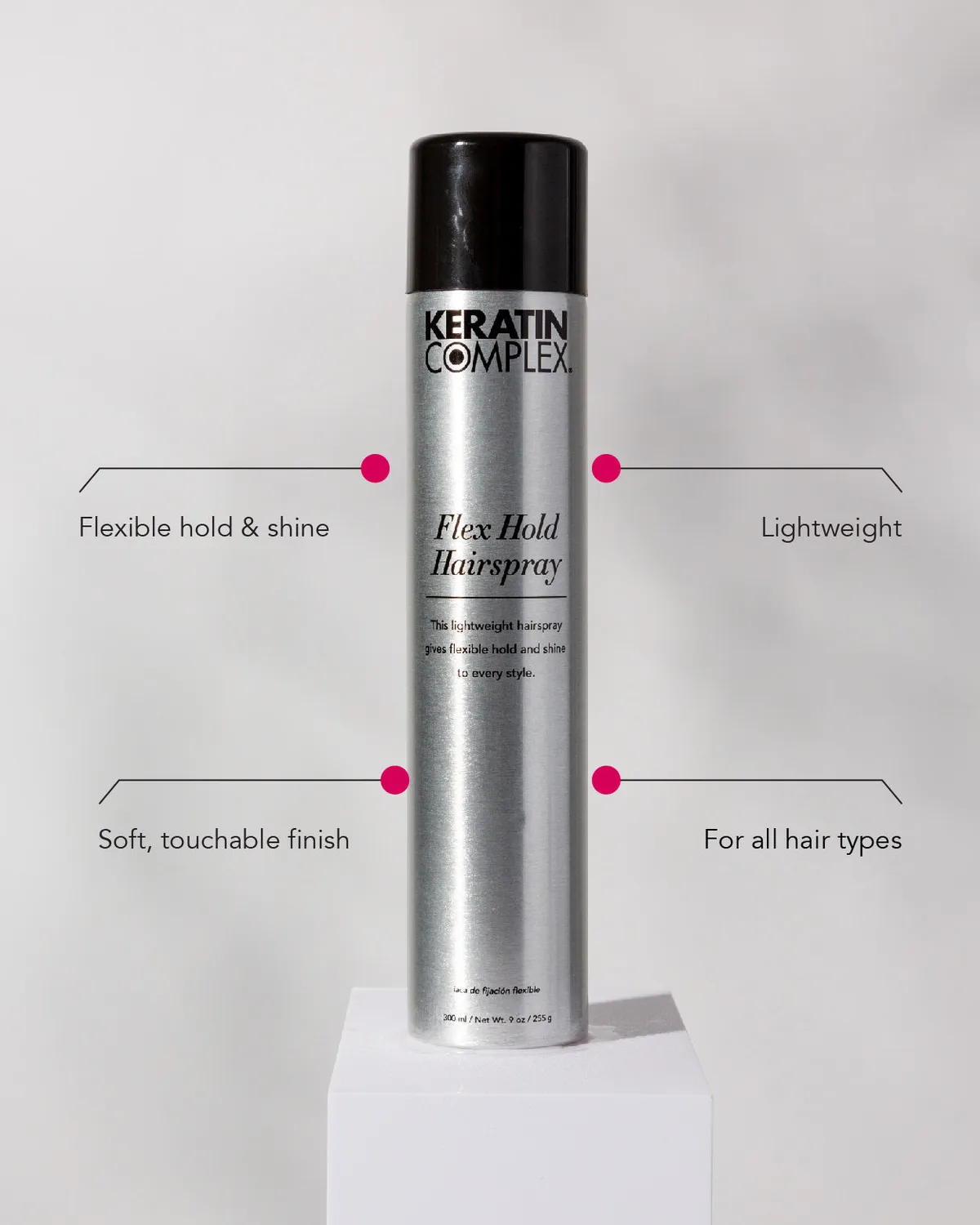 Keratin Complex Flex Hold Hairspray Flexible Shine
