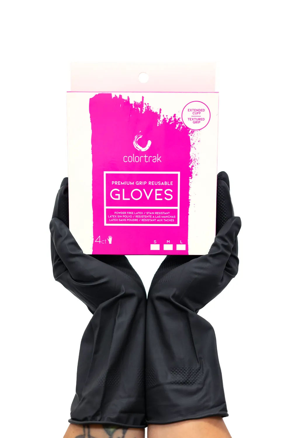 Colortrak Premium Grip Reusable Gloves Gloves Latex