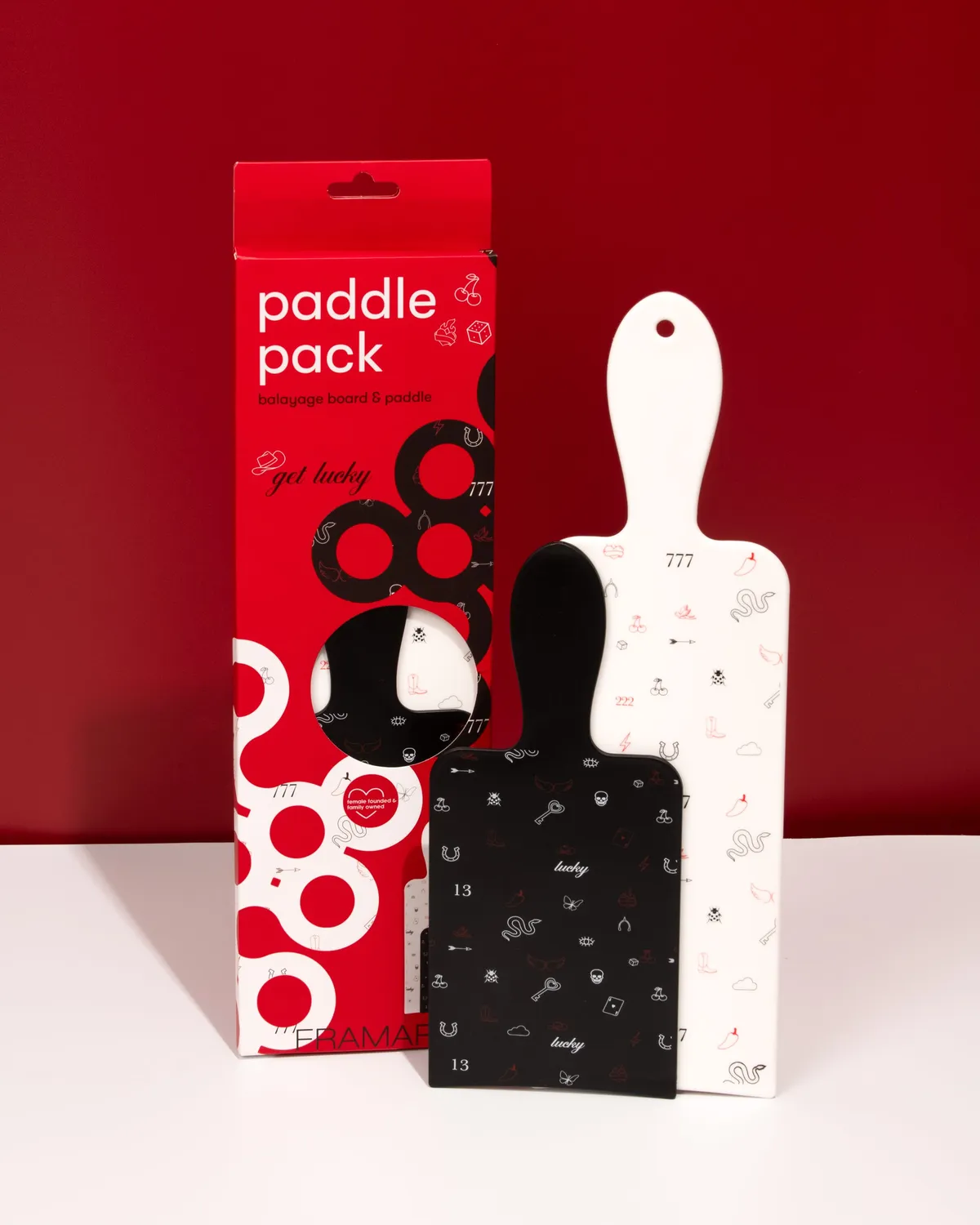 Framar Get Lucky Balayage Paddle Pack 2 Pack Tattoo