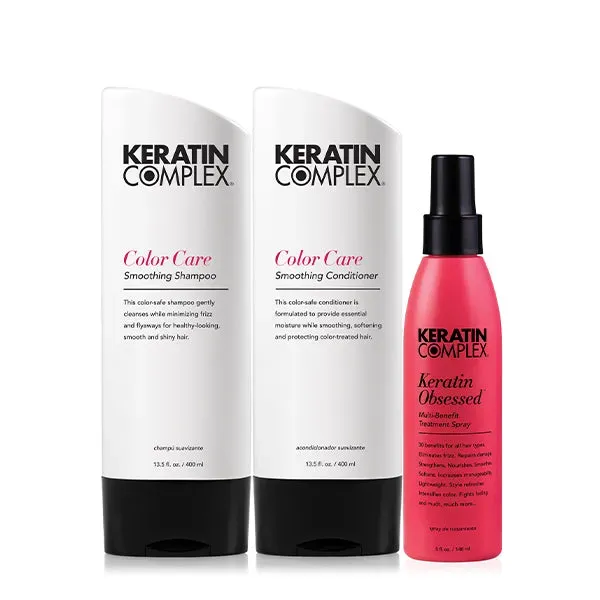 Keratin Complex Color Care Trio Shampoo Conditioner Treatment Set
