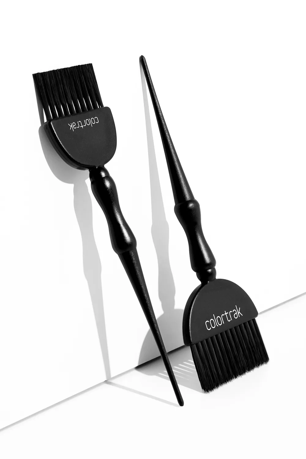Colortrak Obsidian King & Queen Wands Brush Set Feather