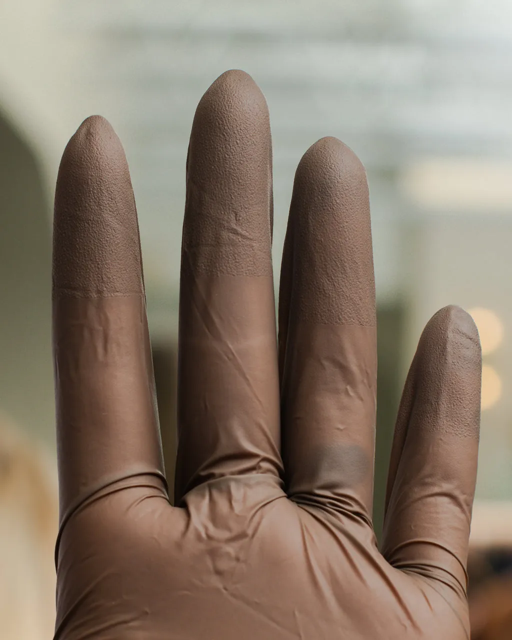 Framar Mocha Mittens Nitrile Gloves 100 Pack Powder-Free