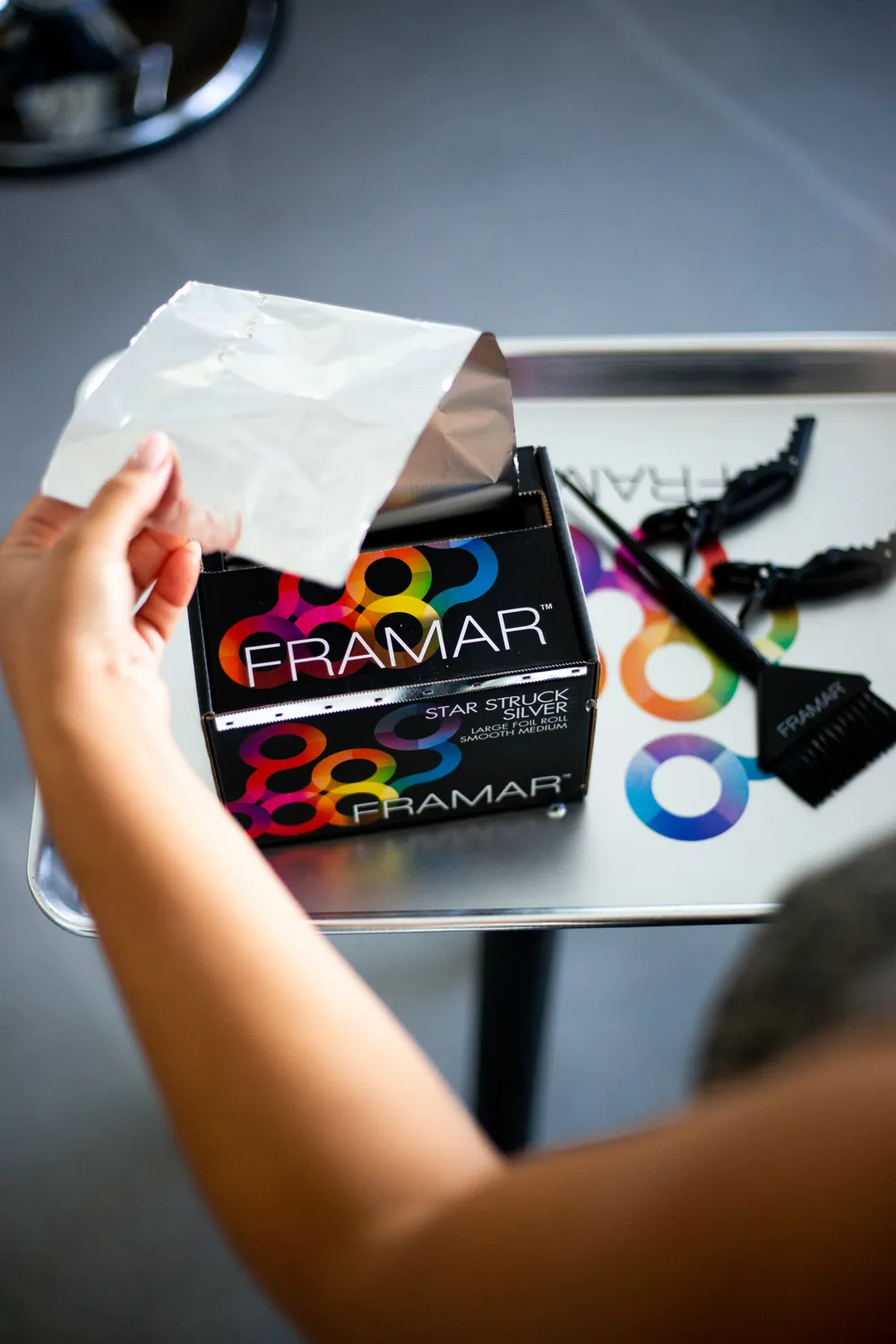 Framar Star Struck Silver Smooth Salon Foil 1700 ft