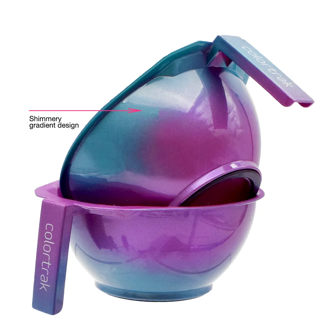 Colortrak Aurora Color Bowls Hair Color Mixing Bowl Gradient