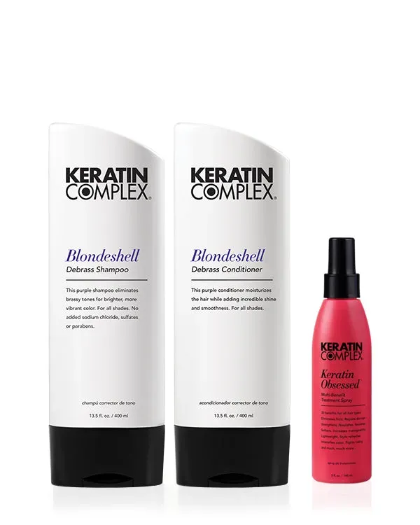 Keratin Complex NKST Treatment Blondeshell Aftercare Kit