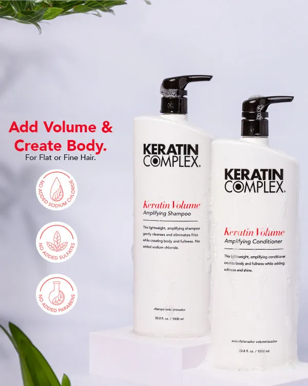 Keratin Complex Volume Amplifying Shampoo Fine Hair