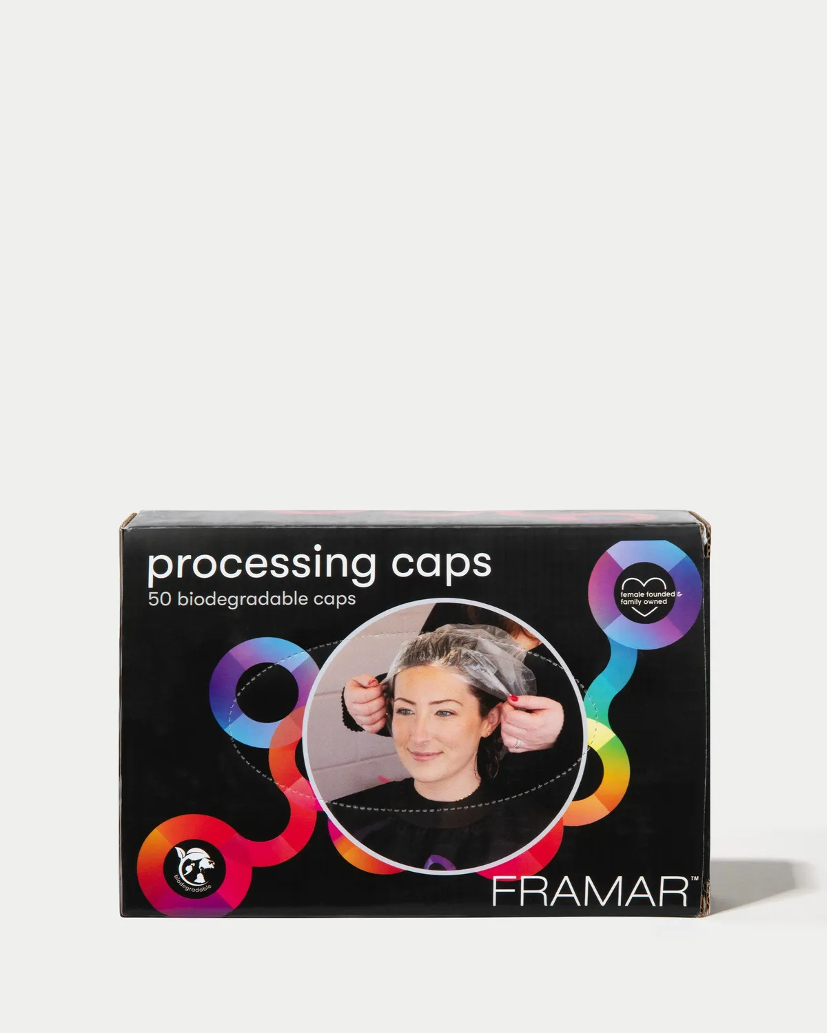Framar Processing Caps Hair Processing Caps 50 Pack Biodegradable