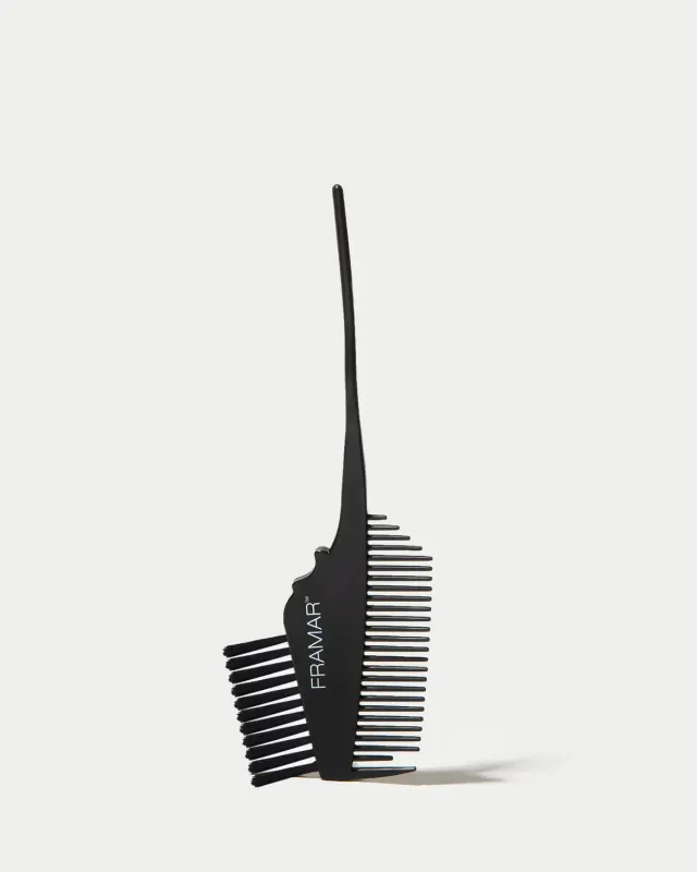 Framar The Emperor Color Brush Black Dual-Sided