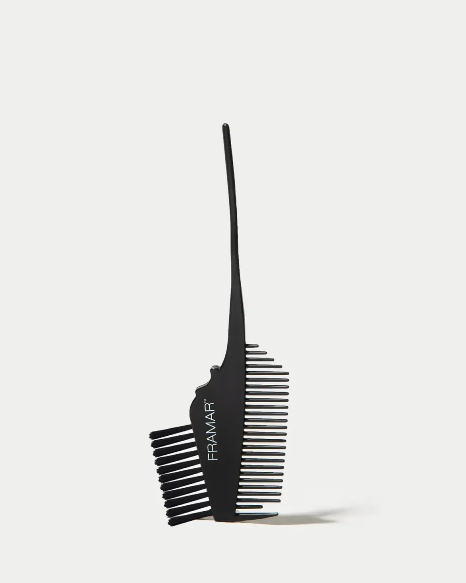 Framar The Emperor Color Brush Black Dual-Sided