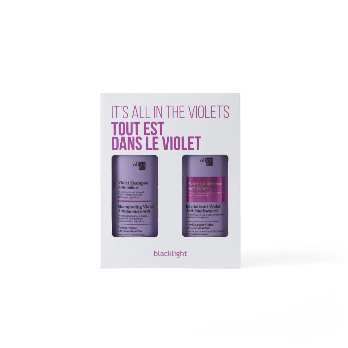 Oligo Blacklight Shampoo Conditioner Set