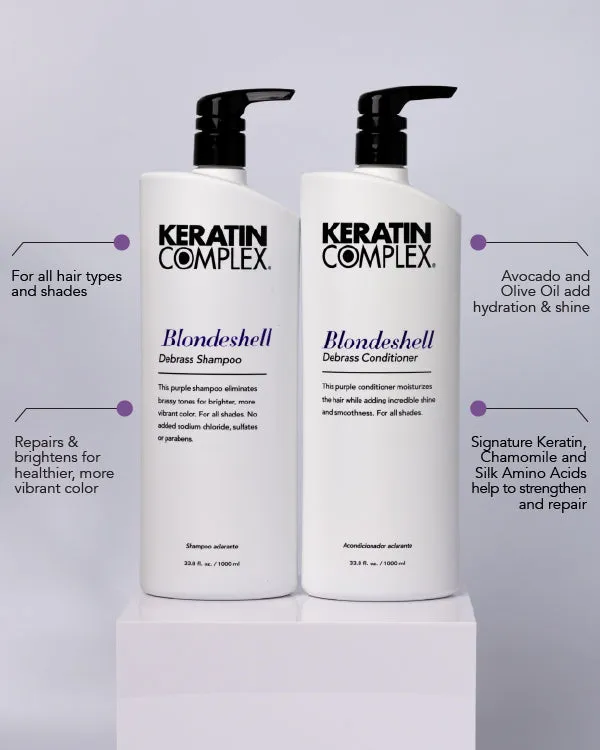 Keratin Complex Blondeshell Debrass Purple Shampoo Brass Control