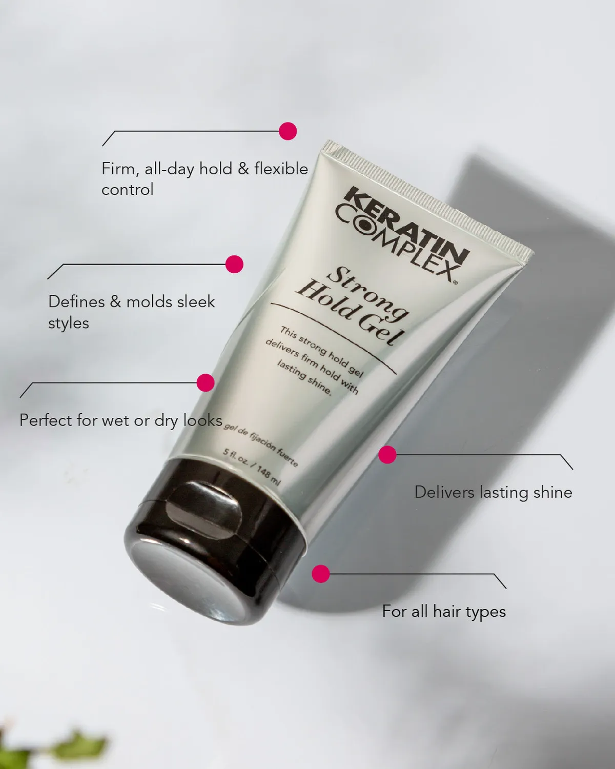 Keratin Complex Strong Hold Gel Hair Gel