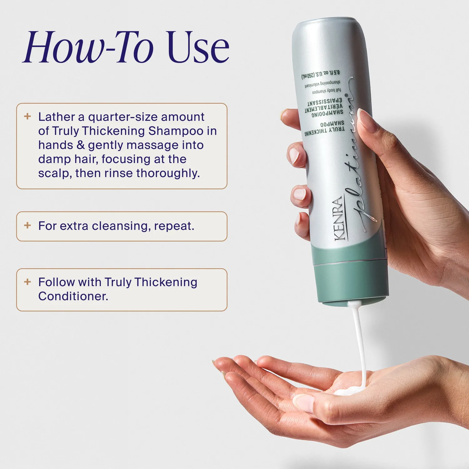 Kenra Professional Platinum Truly Thickening Shampoo Volume