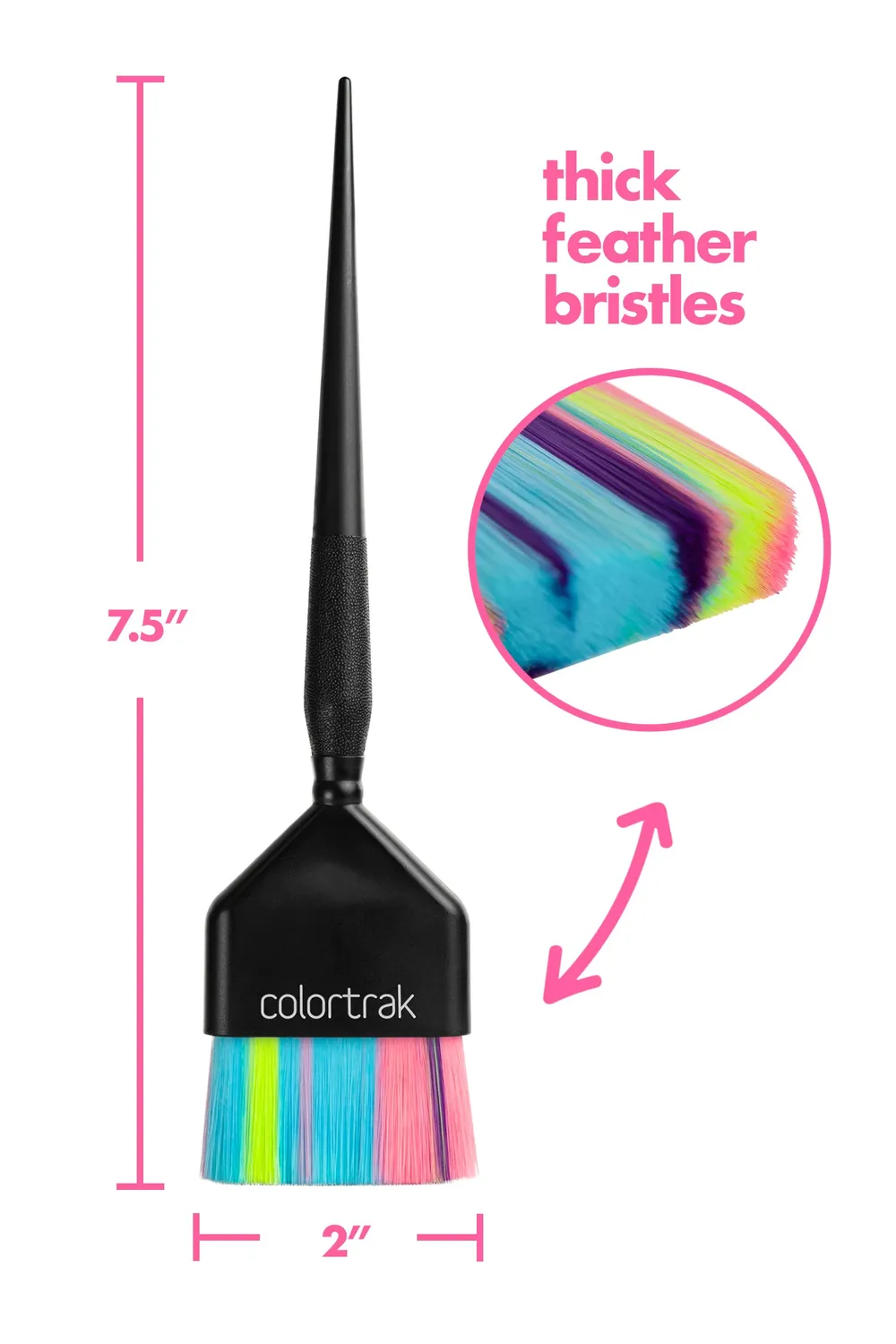 Colortrak Thicky Color Brush 2 Inch for Dense Hair