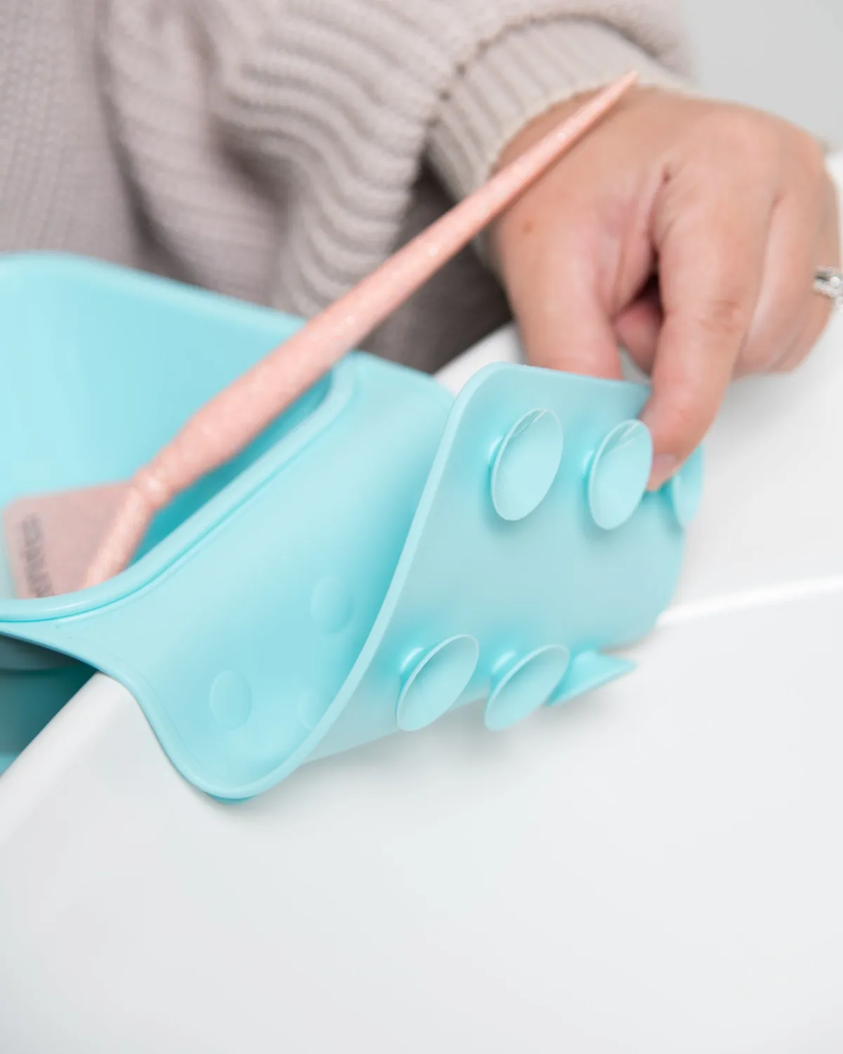 Framar Cookie Cutter Toning Tub Tint Bowl Set Teal Coral