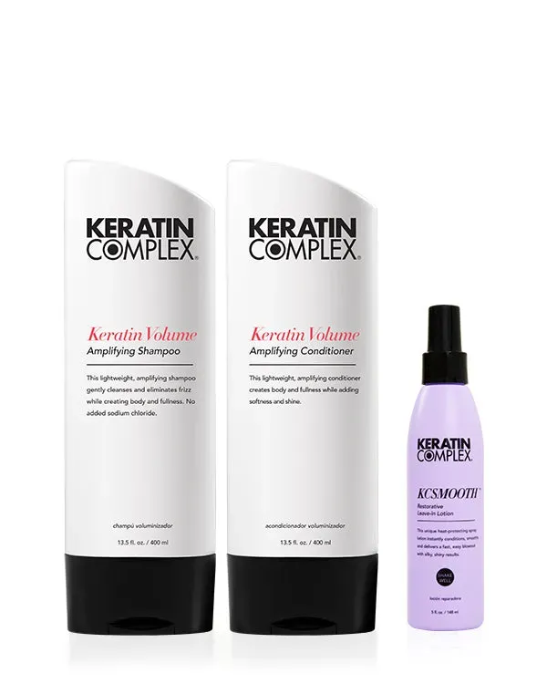 Keratin Complex Volume Amplifying Shampoo Conditioner Set 13.5 oz