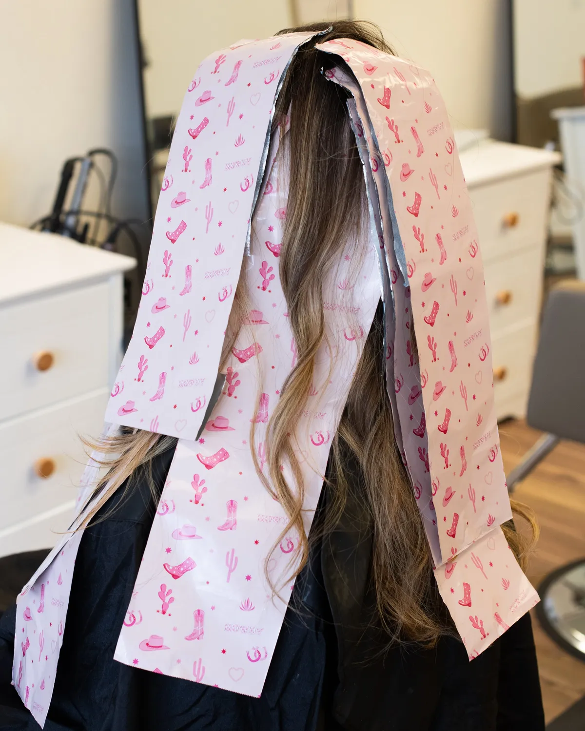 Framar Howdy Large Smooth Roll Hair Foil 1600ft Pink