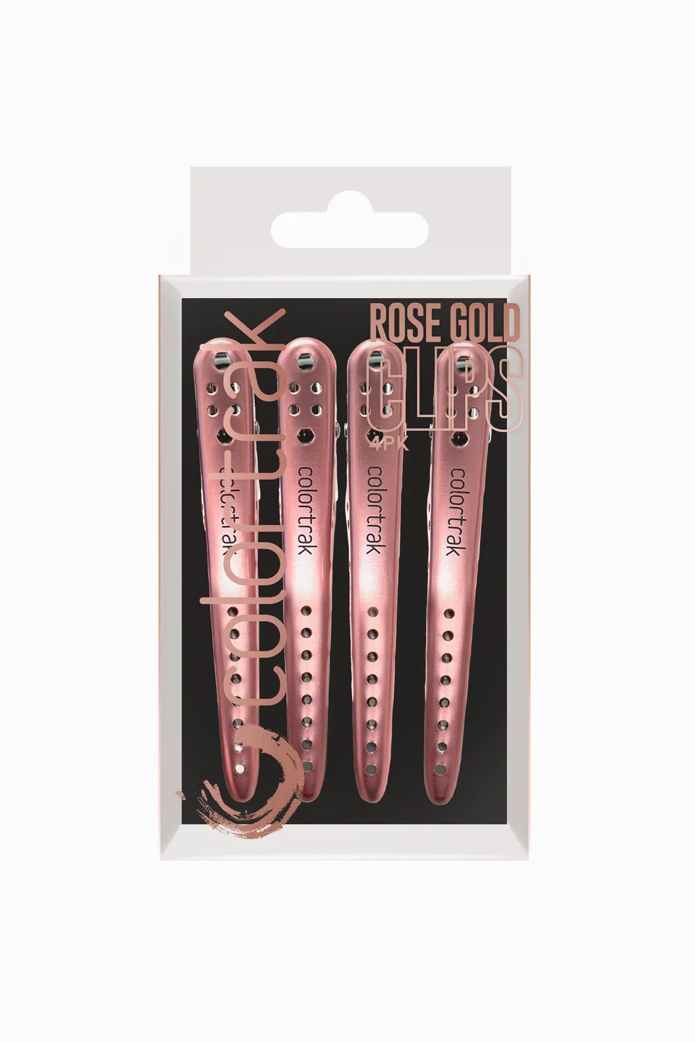 Colortrak Rose Gold Sectioning Clips Non-Slip Hold
